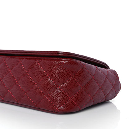 Chanel Caviar Medium Timeless CC Flap Dark Red 8 of 8