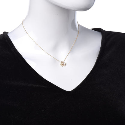 Van Cleef & Arpels 18K Yellow Gold Diamond Mini Frivole Pendant Pave Necklace 2 of 8