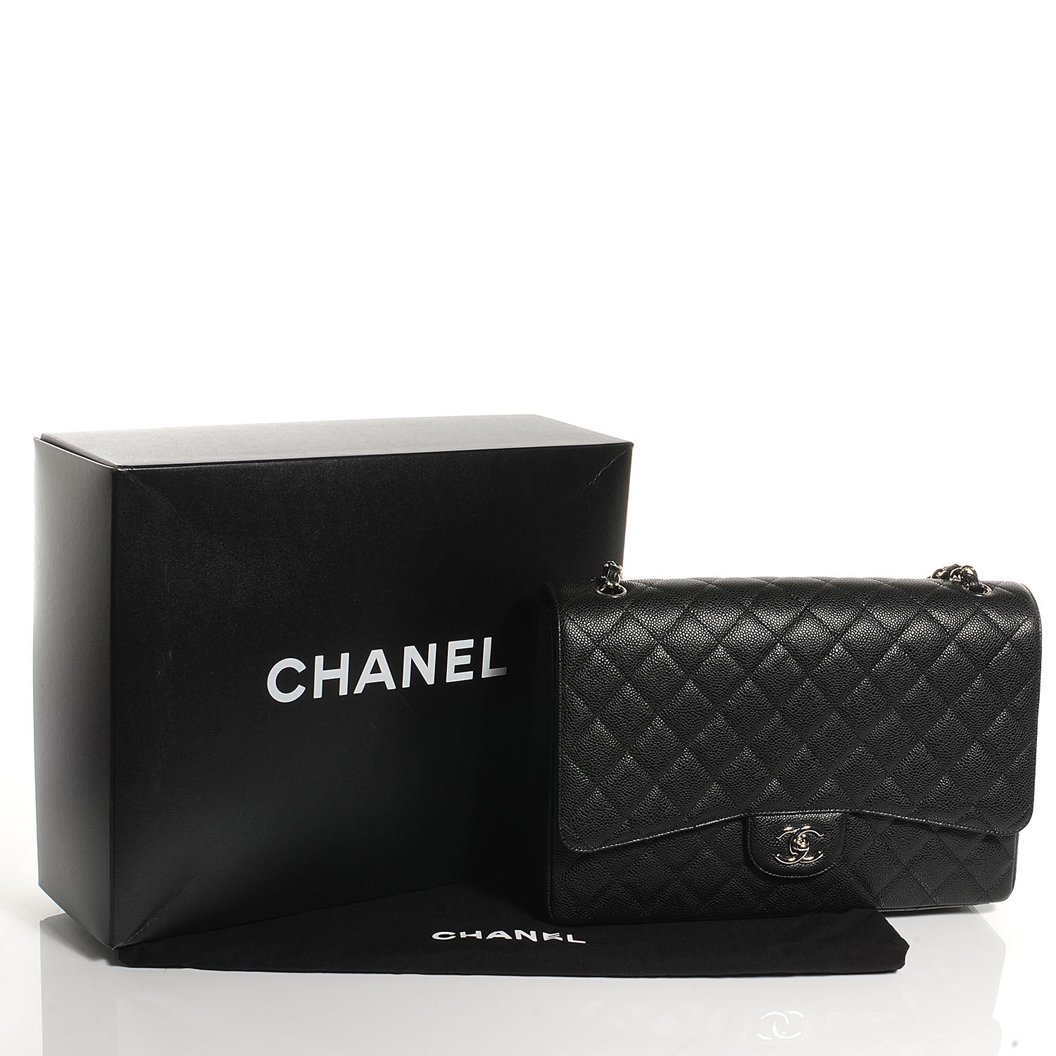Chanel Caviar Maxi Single Flap Black 5 of 7