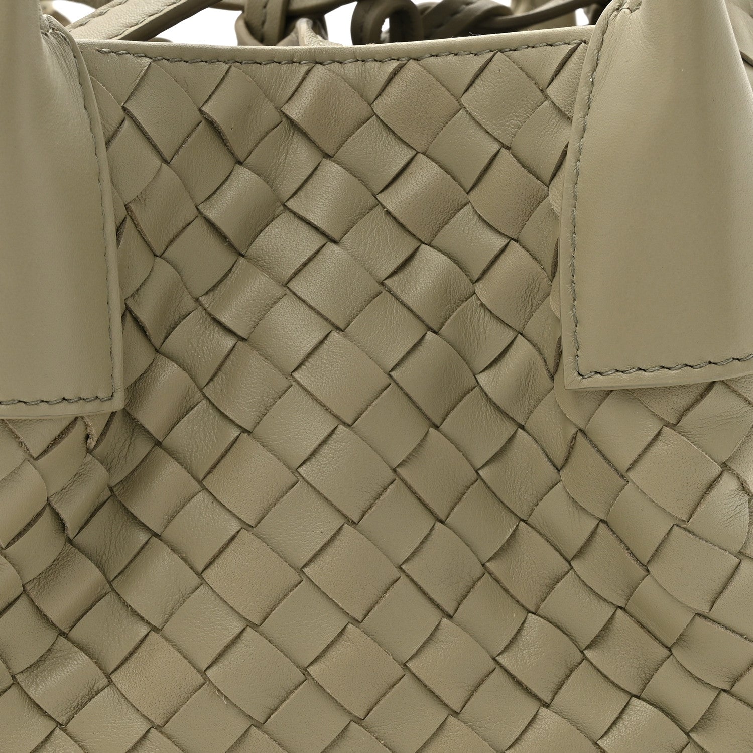 Bottega Veneta Calfskin Intrecciato Small Pinacoteca Tote Travertine Fondant 8 of 11