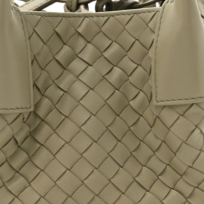 Bottega Veneta Calfskin Intrecciato Small Pinacoteca Tote Travertine Fondant 8 of 11