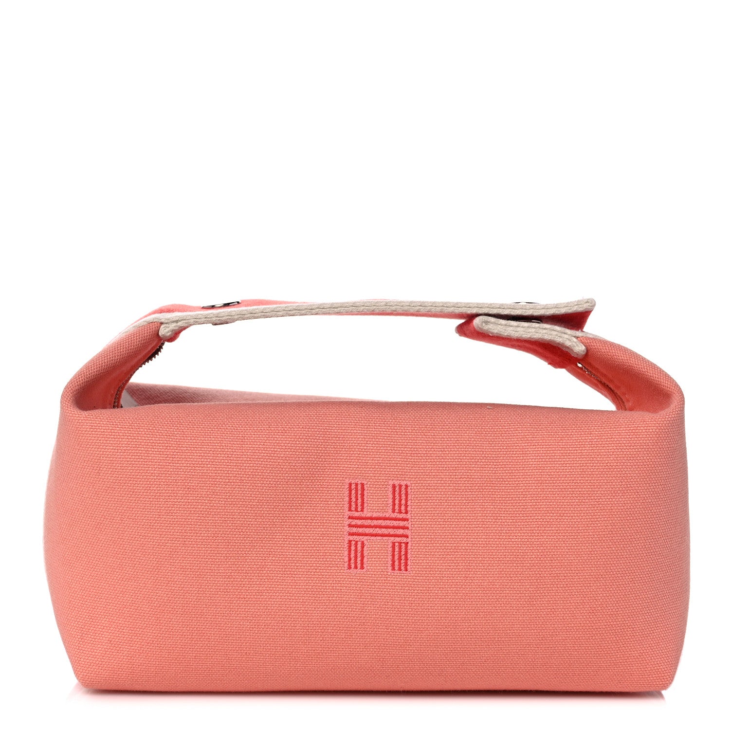 Hermes Canvas Small Bride-A-Brac Pouch Goyave 1 of 9