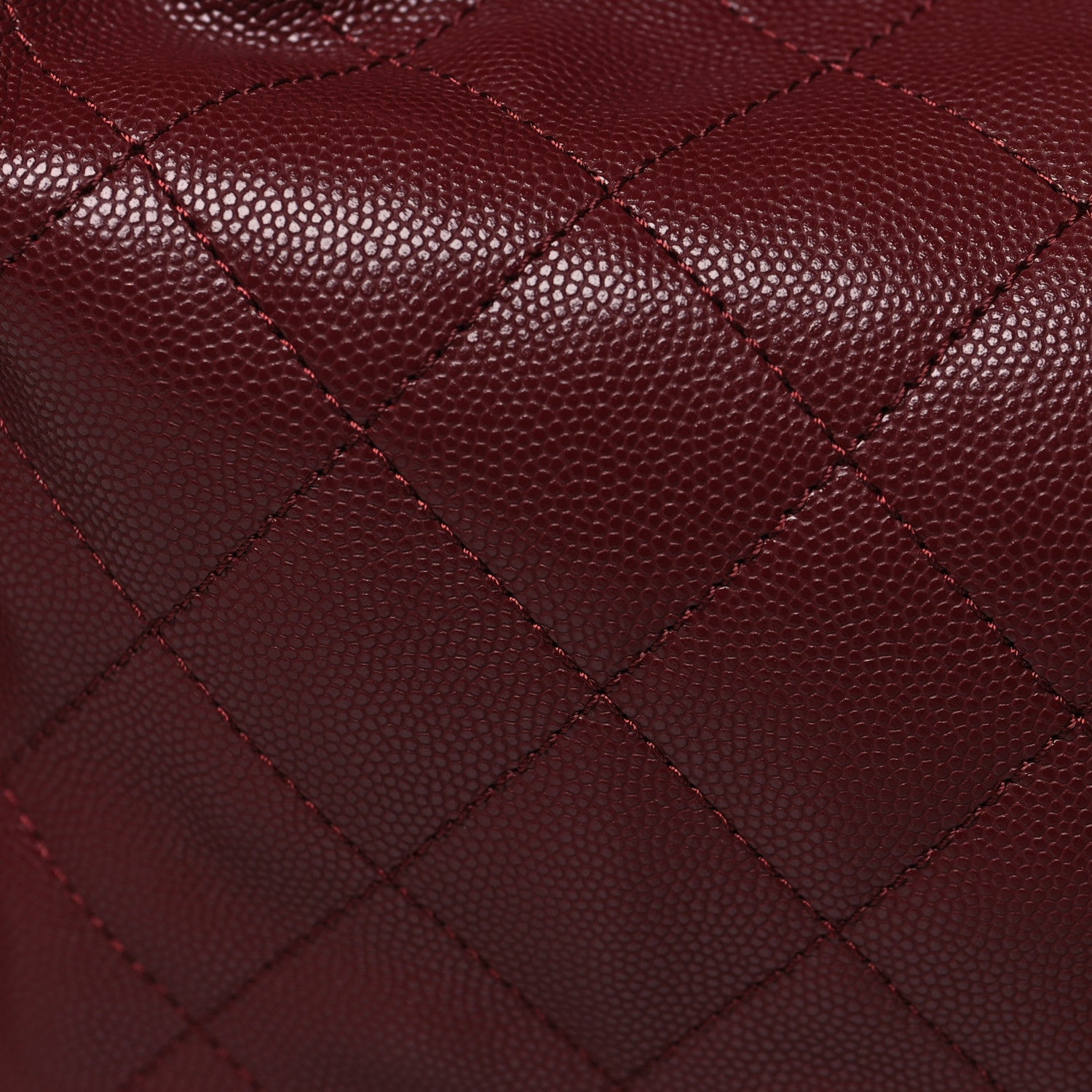 Chanel Caviar Quilted Medium Chanel 25 Handbag Burgundy 9 of 13