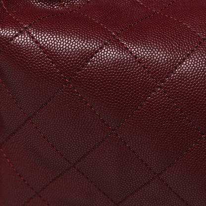 Chanel Caviar Quilted Medium Chanel 25 Handbag Burgundy 9 of 13