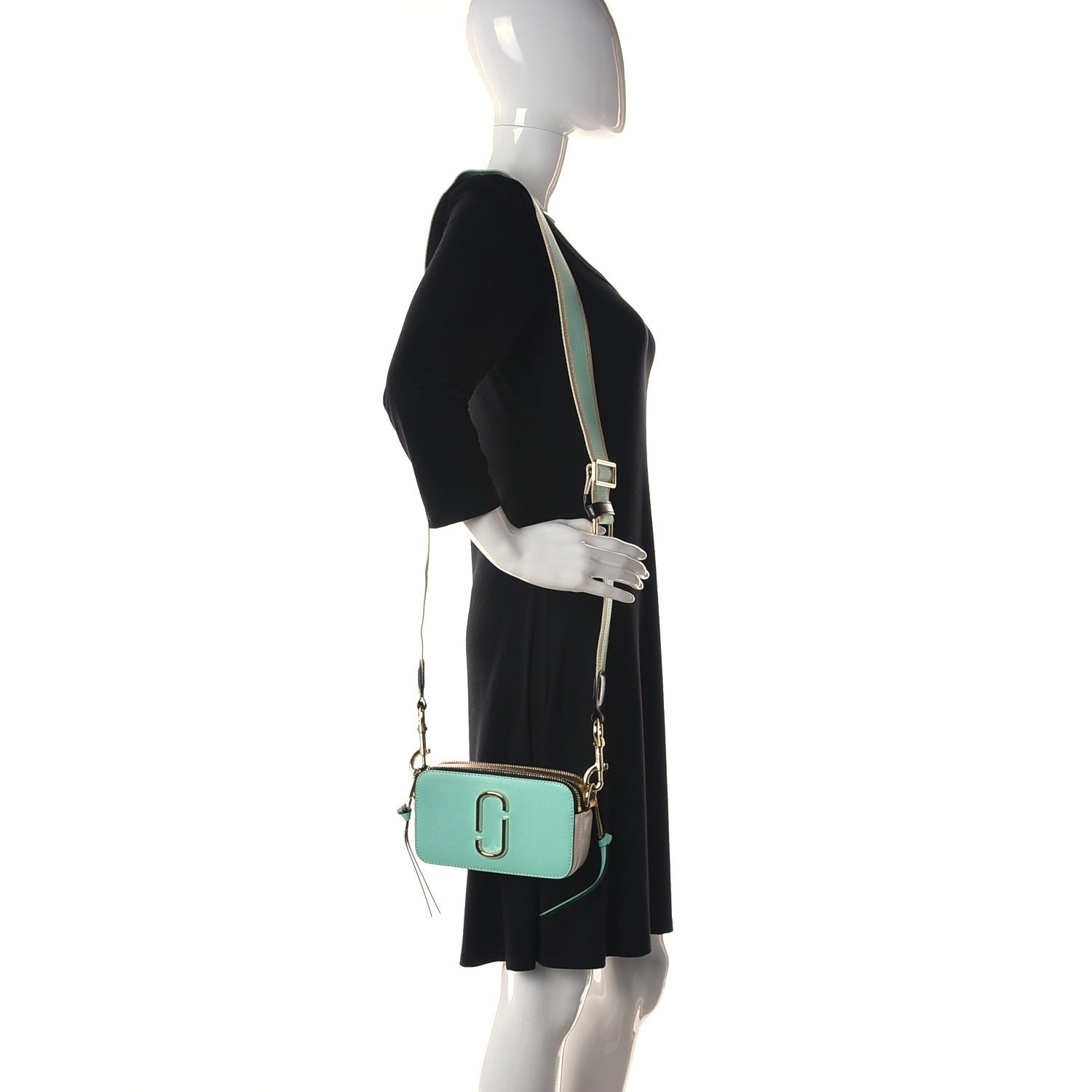 Marc Jacobs Saffiano Small Snapshot Camera Bag Mint Julep Multicolor 2 of 17