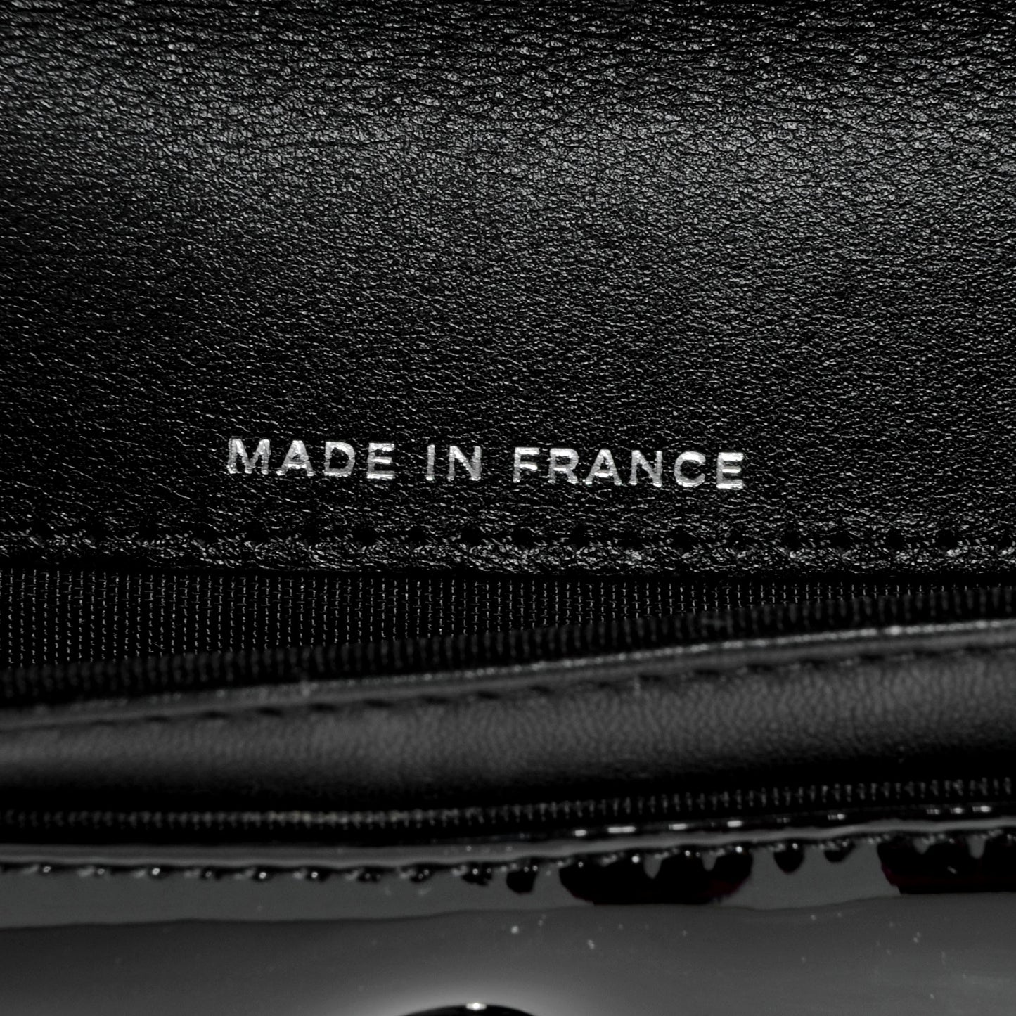 Patent CC Card Holder Black White