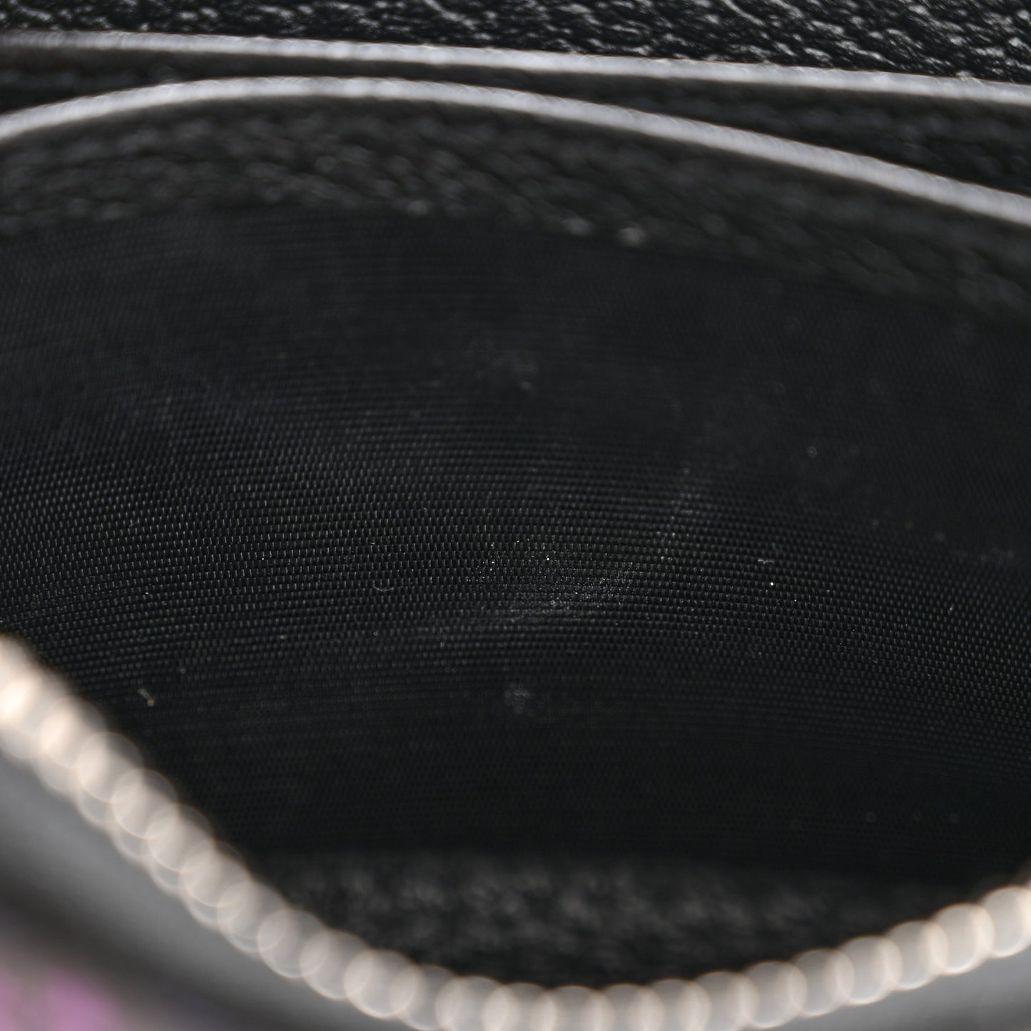 GG Supreme Monogram Psychedelic Zip Around Card Case Wallet Black