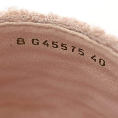 Chanel Fabric Pearl Cork CC Slip On Sandals 40 Pink 9 of 11