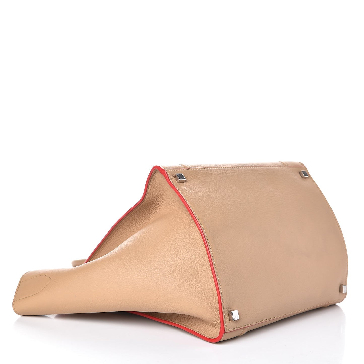 Supple Calfskin Medium Phantom Luggage Camel
