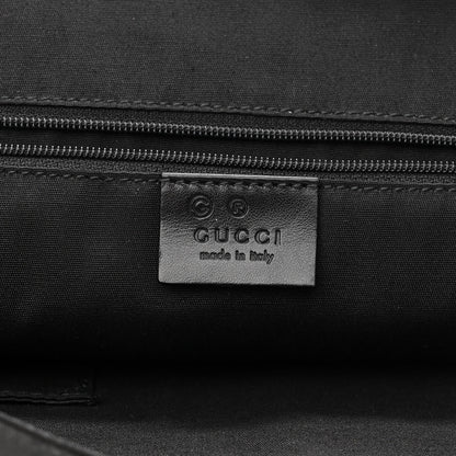 Gucci GG Monogram Flap Messenger Bag Black 6 of 11