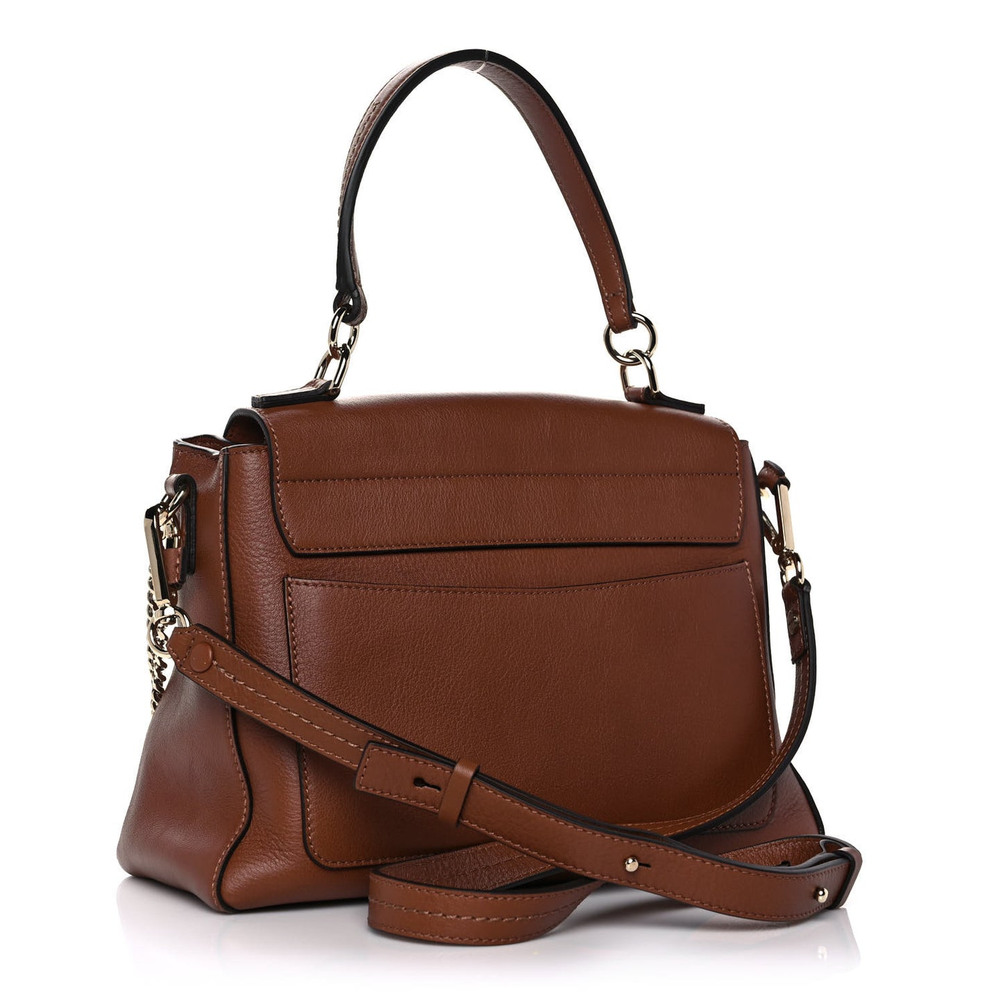 Calfskin Small Faye Day Shoulder Bag Tan