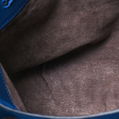 Bottega Veneta Nappa Intrecciato Karung Glass Tote Blue 6 of 11
