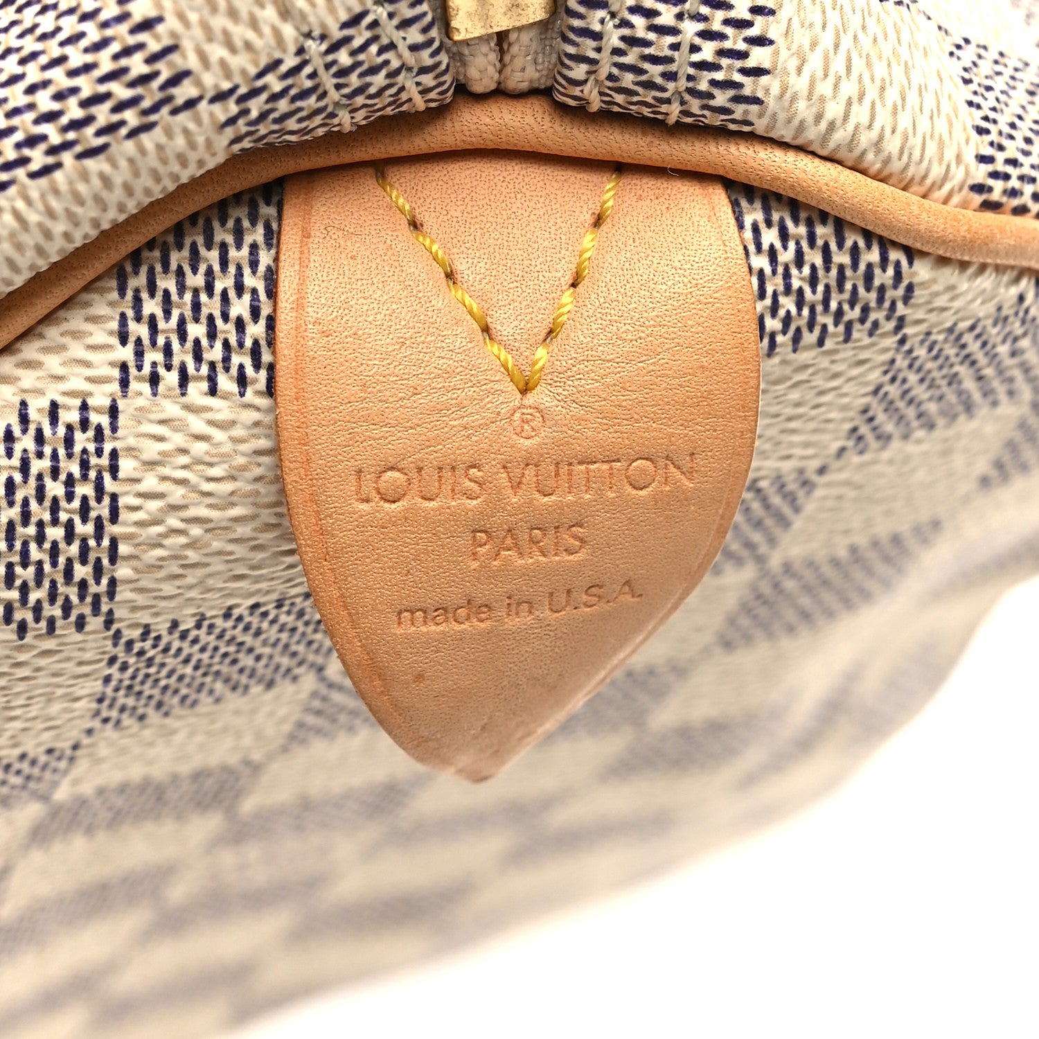 Louis Vuitton Damier Azur Speedy 30 6 of 9