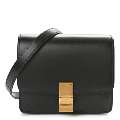 Celine Box Calfskin Small Classic Box Flap Bag Black 1 of 9