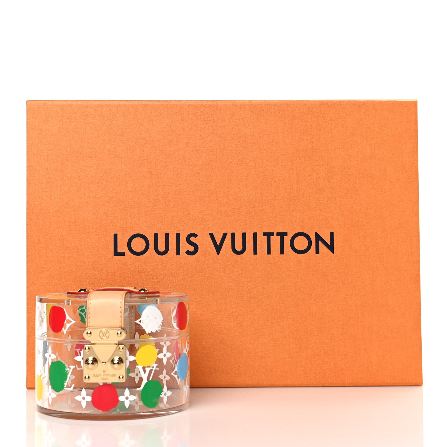 Louis Vuitton LV x YK Transparent Plexiglass Monogram Painted Dots Box Scott Multicolor 7 of 7