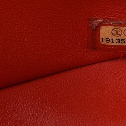Chanel Patent Quilted Jumbo Double Flap Red 9 of 10