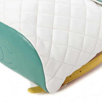 Chanel Lambskin Quilted Small Cuba Urban Spirit Backpack White 5 of 10