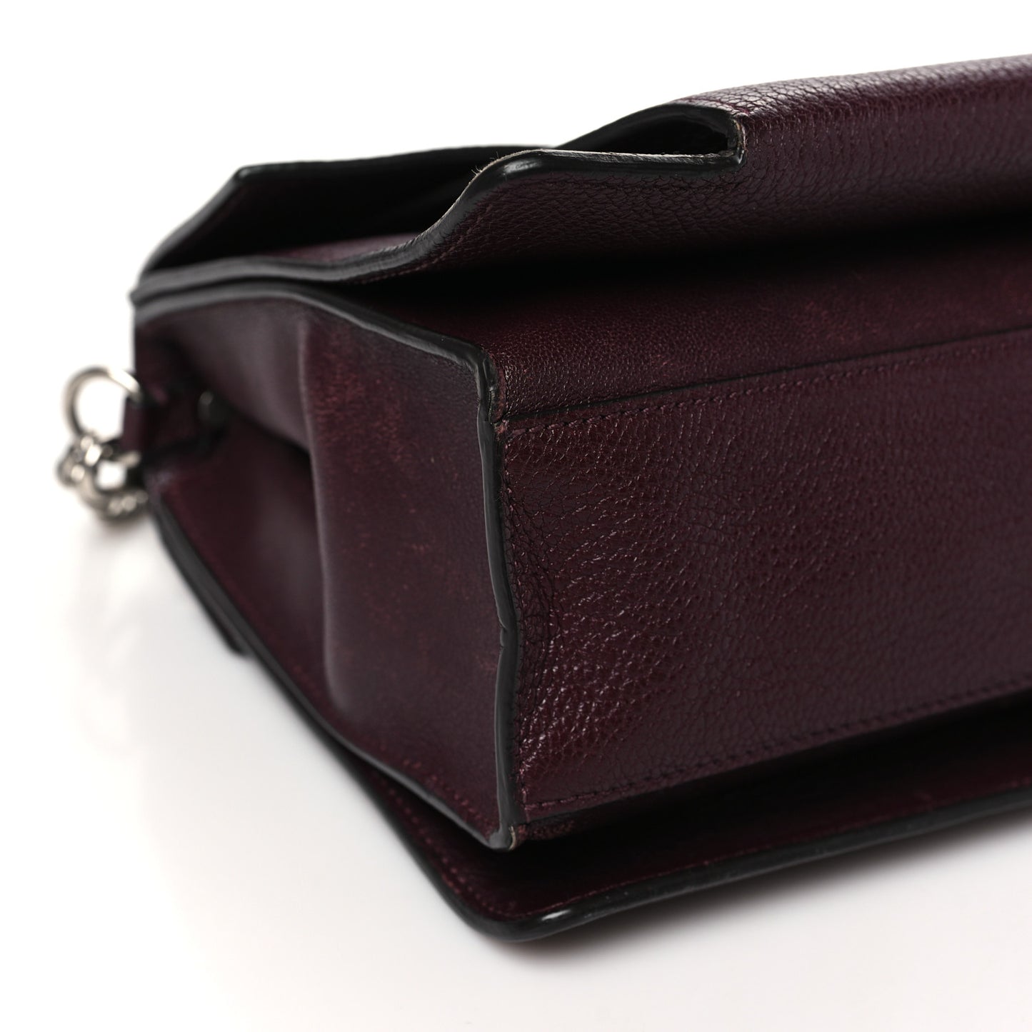 Goatskin Medium GV3 Flap Aubergine