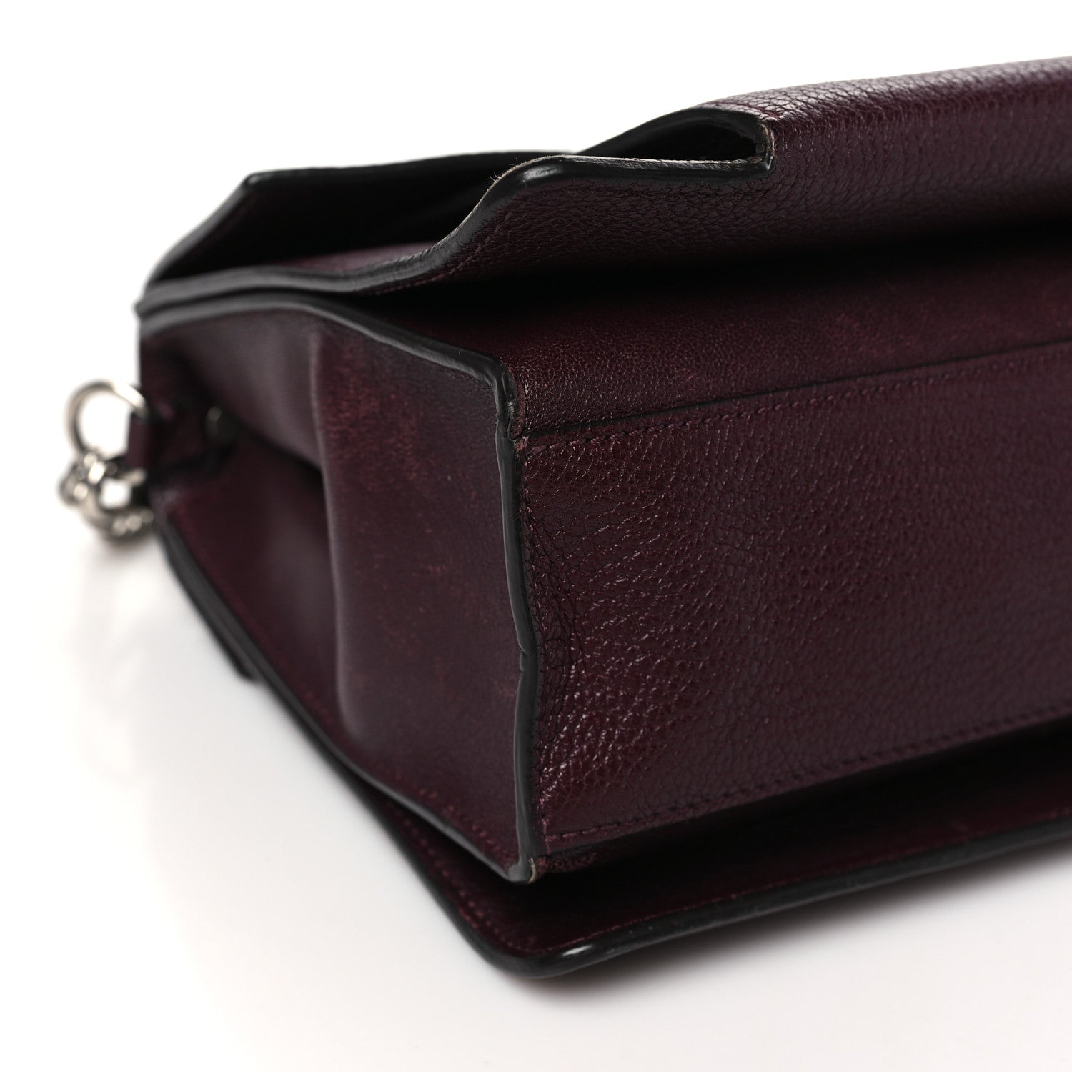 Givenchy Goatskin Medium GV3 Flap Aubergine 8 of 12