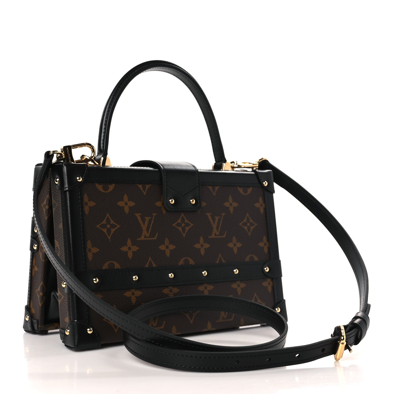 Louis Vuitton Monogram Petite Malle V Black 4 of 9