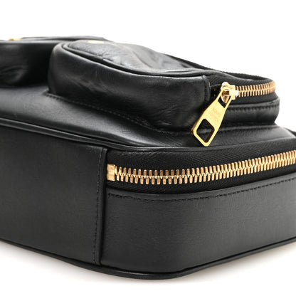 Louis Vuitton Calfskin Monogram Embossed Utility Crossbody Black 9 of 9