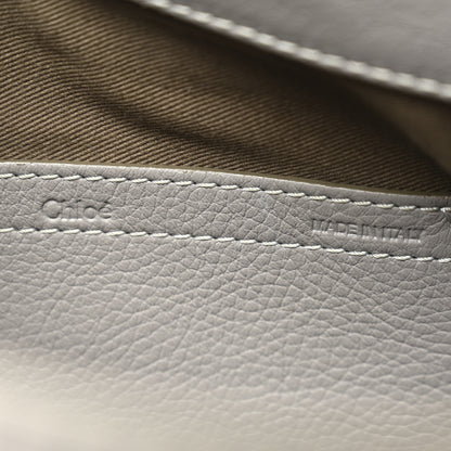 Chloe Calfskin Medium Marcie Round Crossbody Bag Cashmere Grey 6 of 15