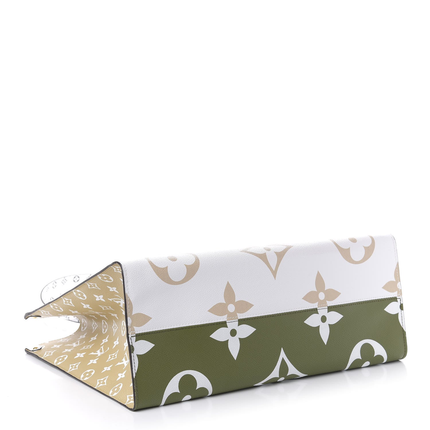 Louis Vuitton Monogram Giant Onthego GM Kaki Beige 5 of 10