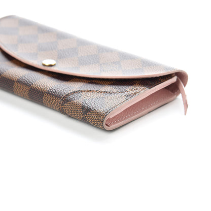 Louis Vuitton Damier Ebene Caissa Wallet Rose Ballerine 9 of 9