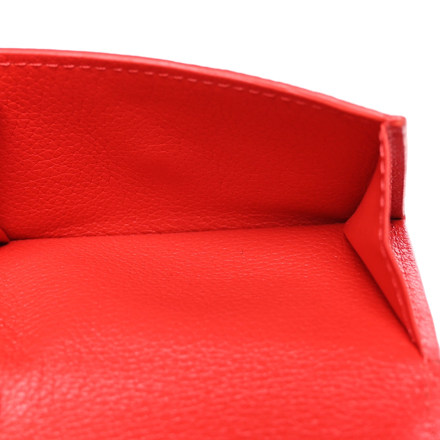 LOUIS VUITTON Soft Calfskin My Lockme Compact Wallet Poppy