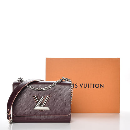 Louis Vuitton Epi Twist Shoulder Bag MM Prune Rose Poudre 9 of 9