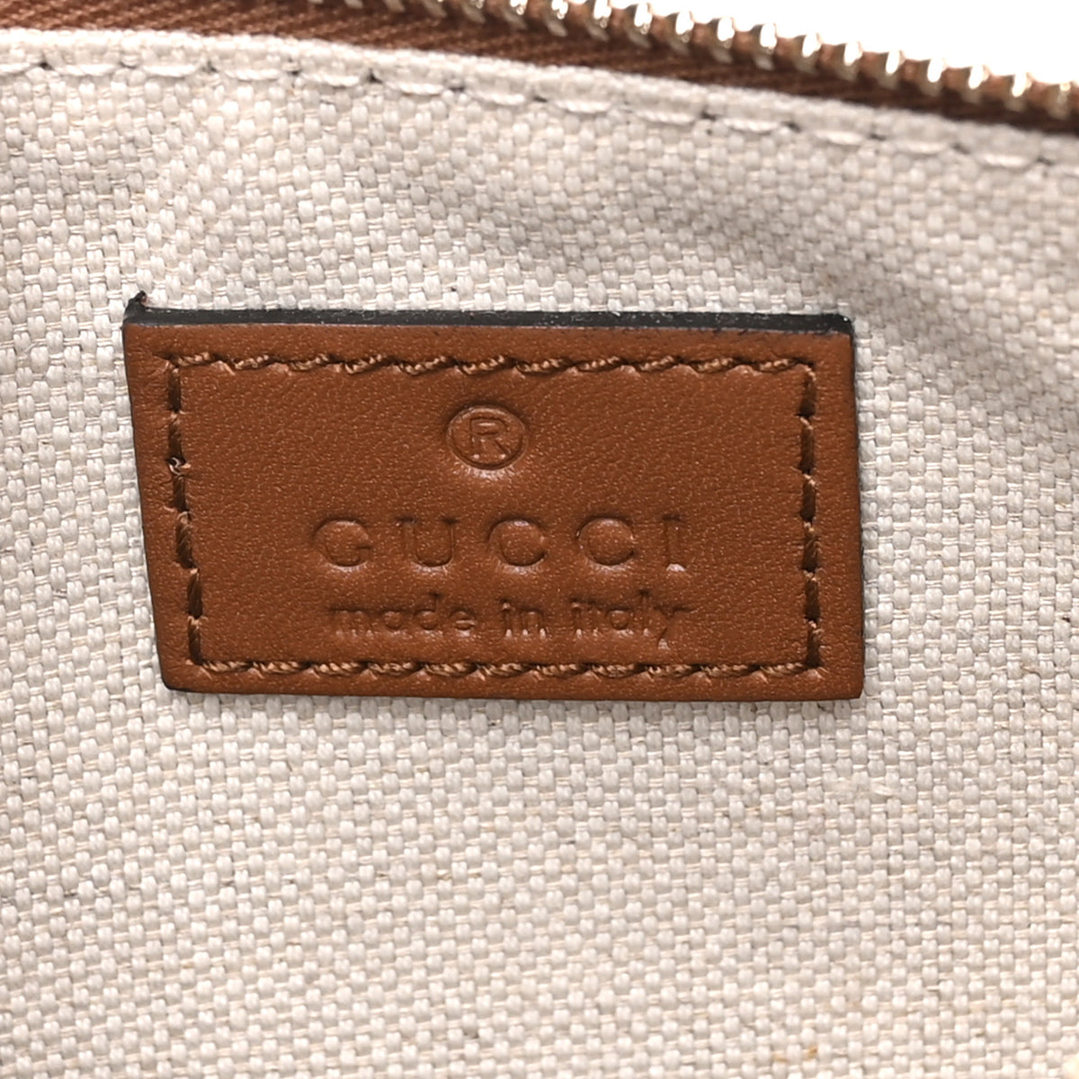 Suede GG Monogram Web Large Giglio Tote Brown