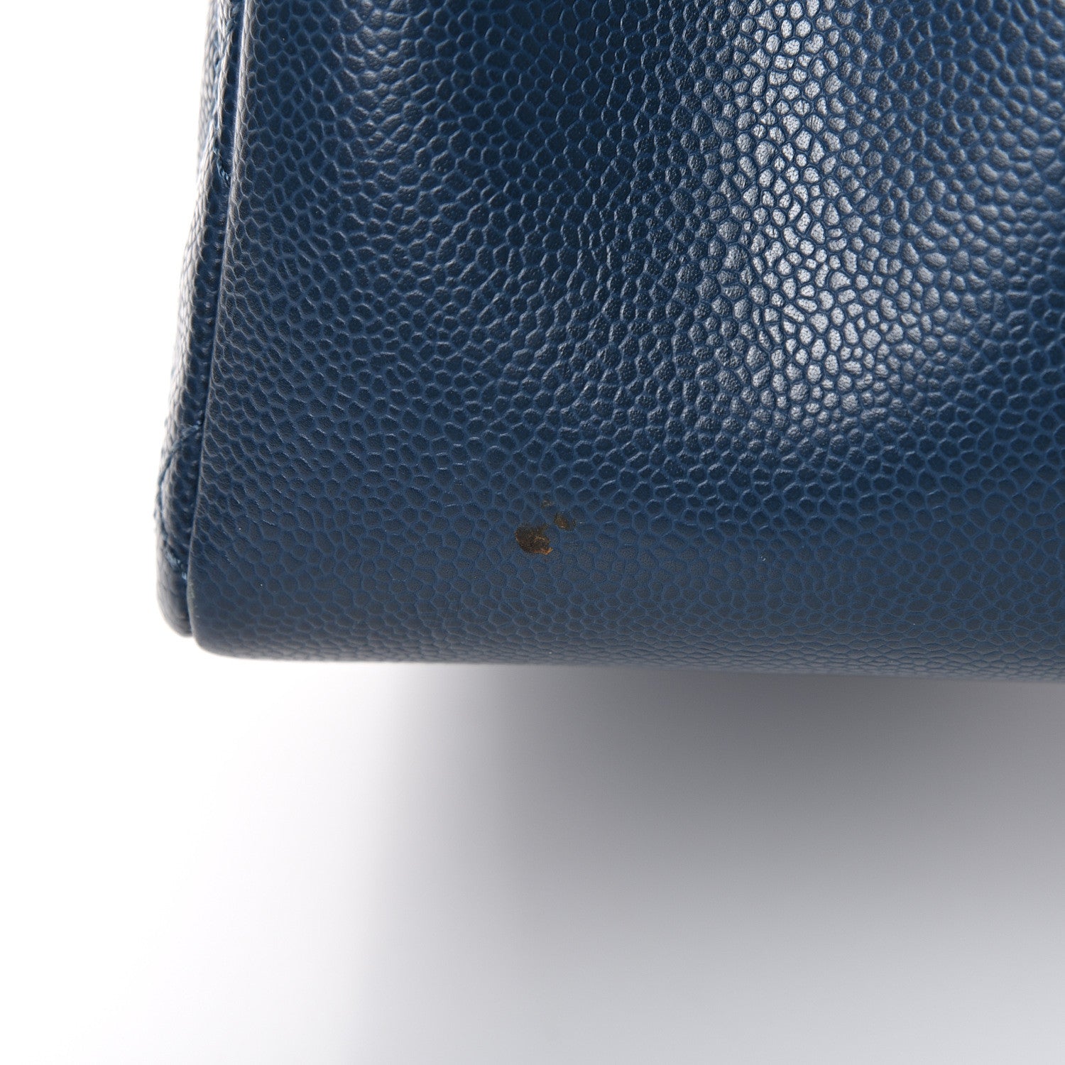 Chanel Caviar Quilted Grand Shopping Tote GST Dark Blue 12 of 14