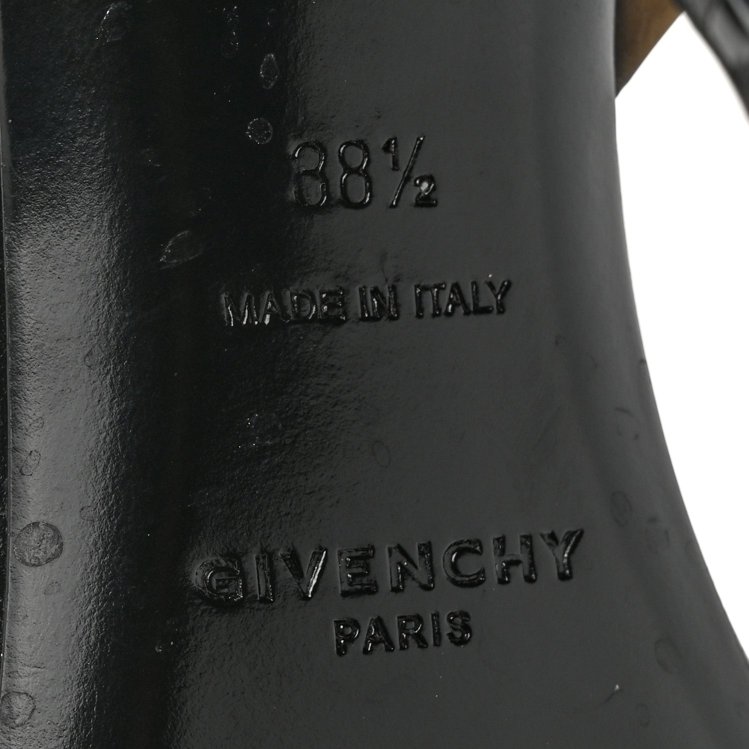 Givenchy Smooth Nappa G Woven Slingback 90mm Sandals 38.5 Black 7 of 10
