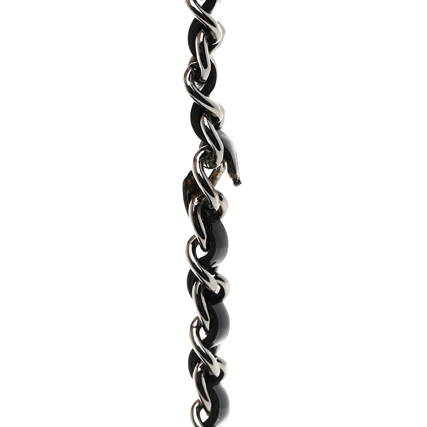 Chanel Patent Quilted Chain Around Clutch Black 11 of 11