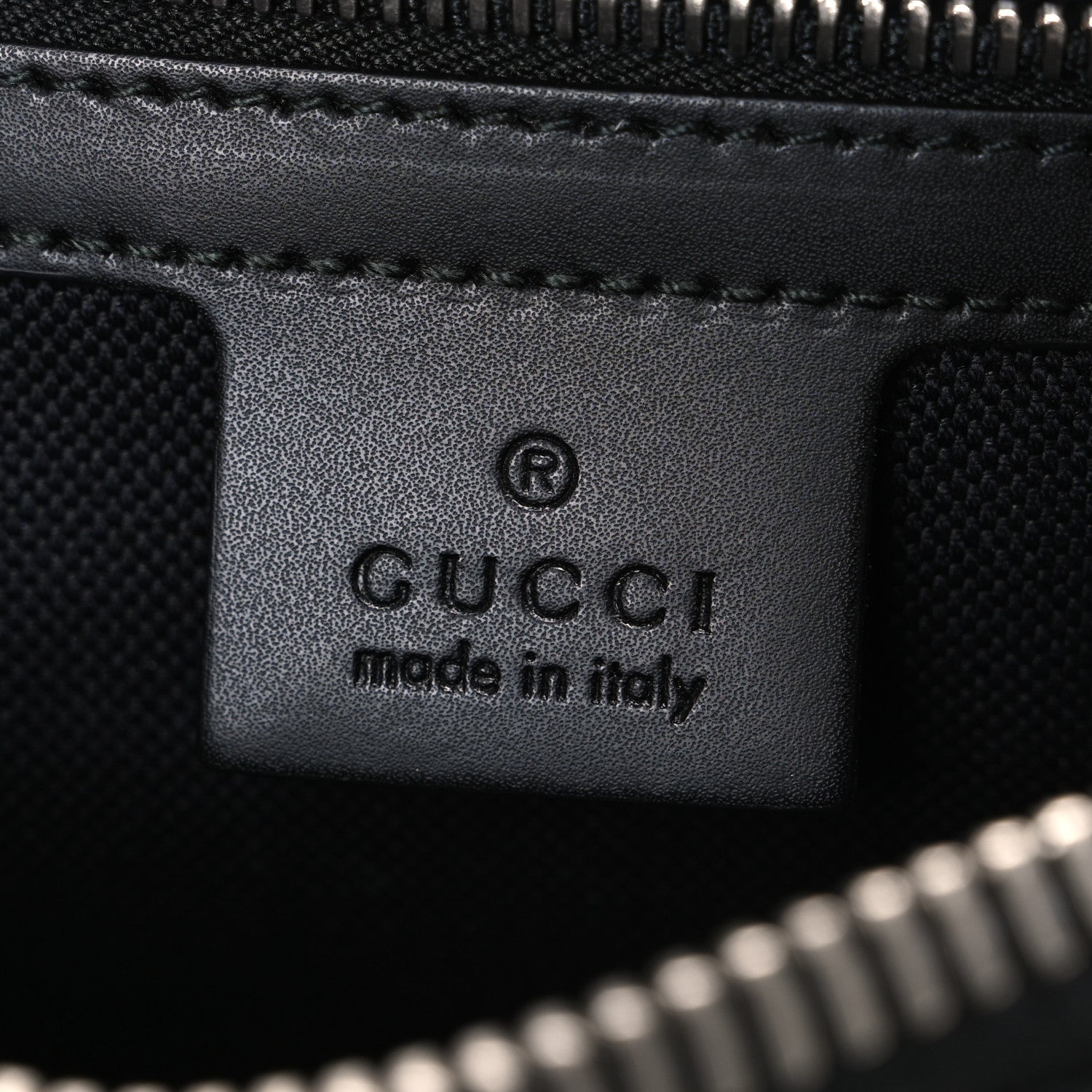 Gucci Soft GG Supreme Monogram Web Belt Bag Black Grey 6 of 10