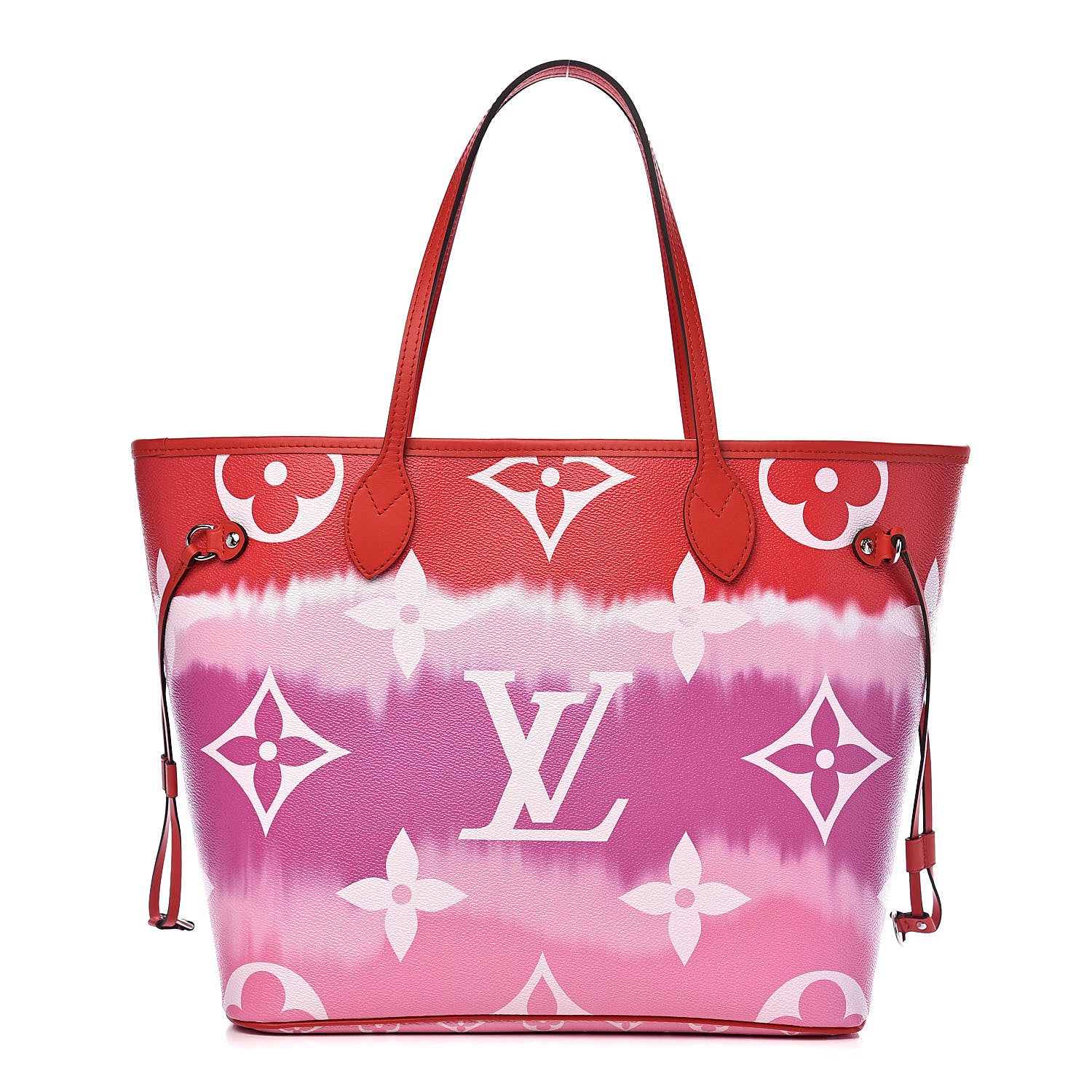 Louis Vuitton Monogram Escale Neverfull MM Rouge 1 of 10