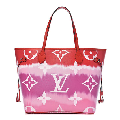 Louis Vuitton Monogram Escale Neverfull MM Rouge 1 of 10
