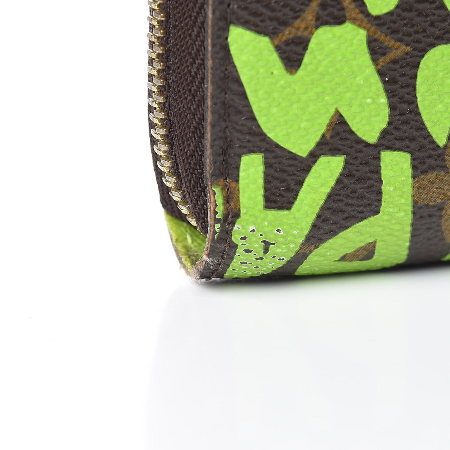 Monogram Graffiti Zippy Wallet Green
