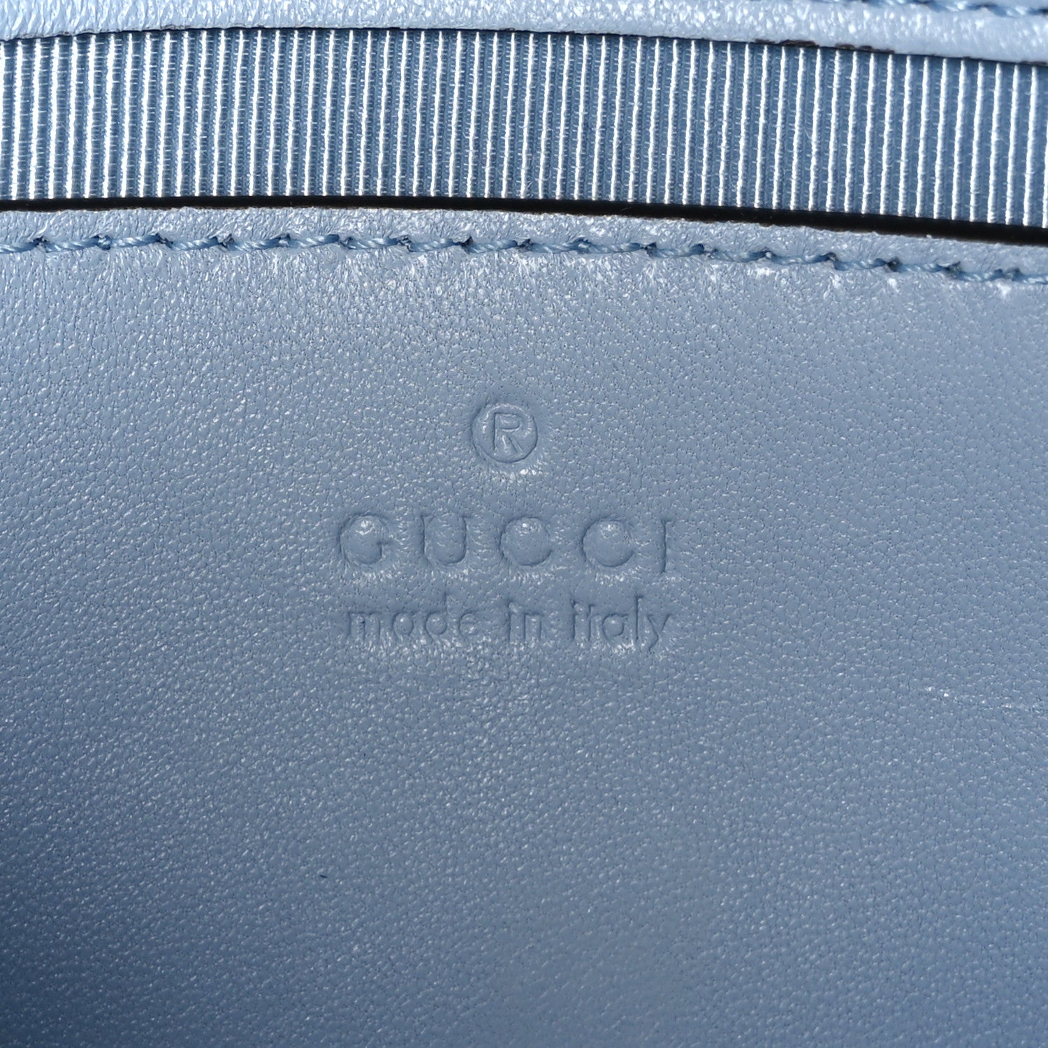 Gucci Lambskin Matelasse Small GG Marmont Shoulder Bag Porcelain Light Blue 6 of 11