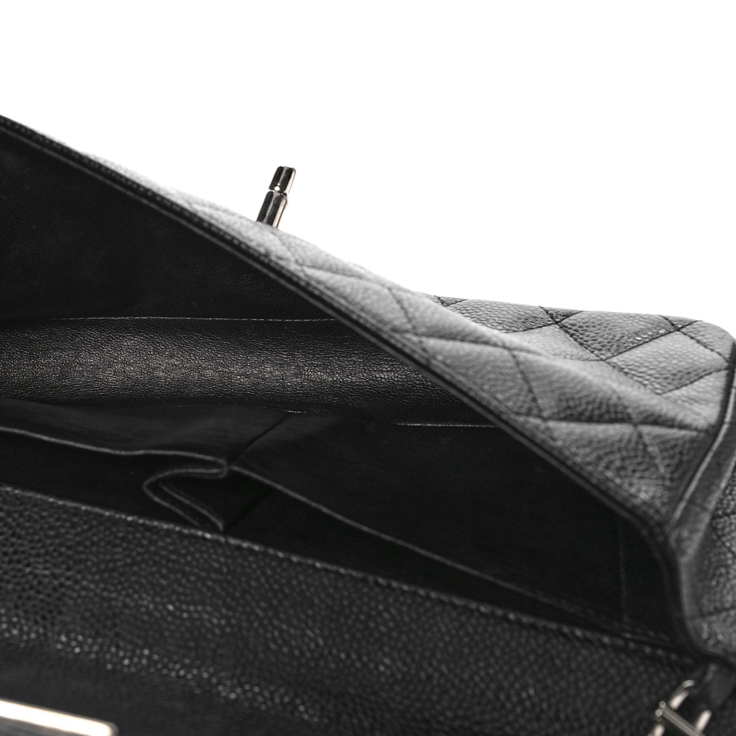 Chanel Caviar Quilted East West Flap Black 5 of 10