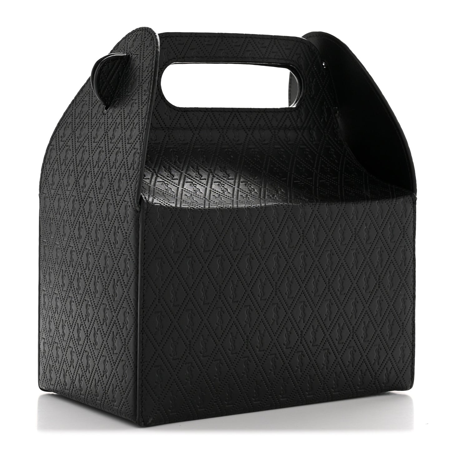 Calfskin Monogram Take Away Box Black