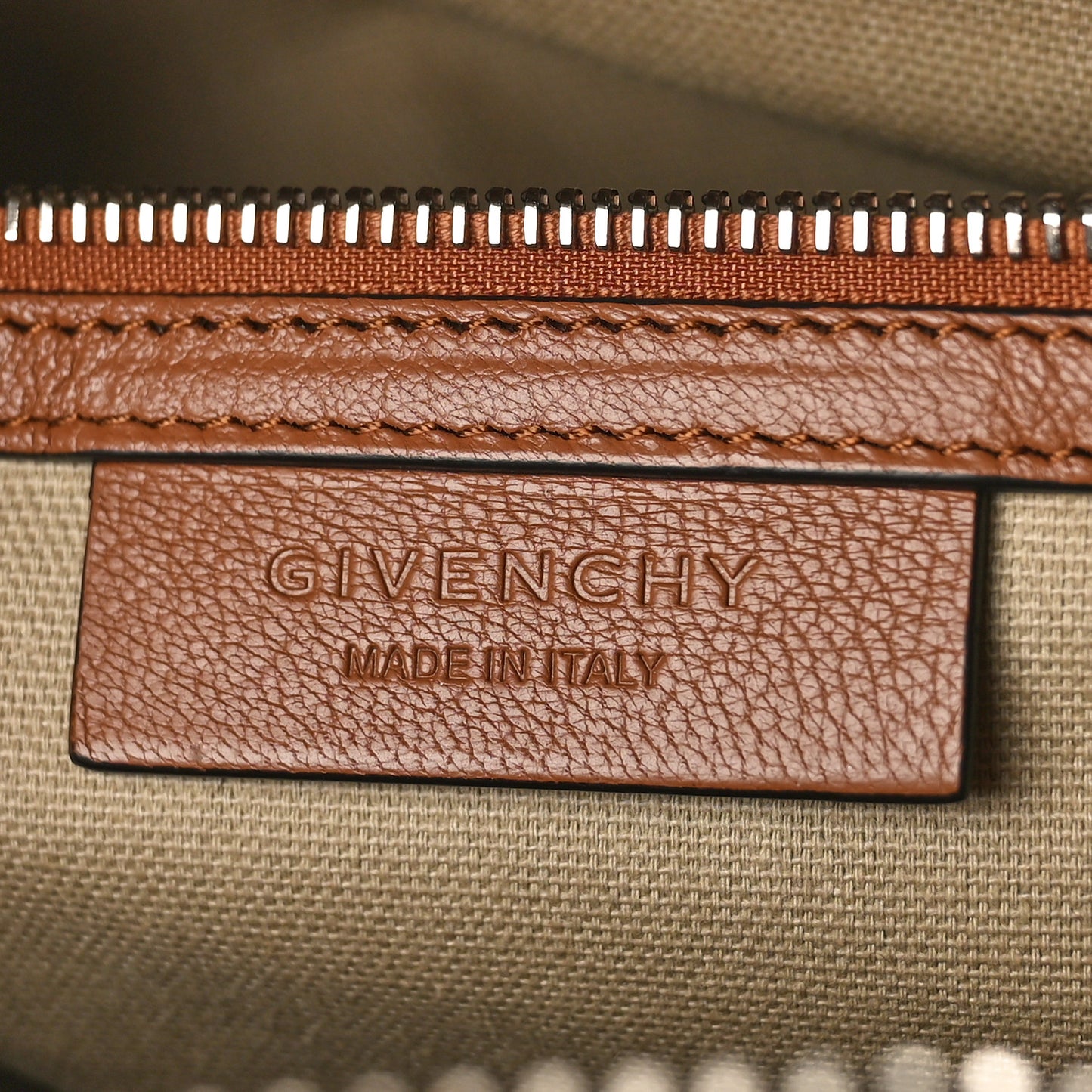 Sugar Goatskin Small Antigona Caramel