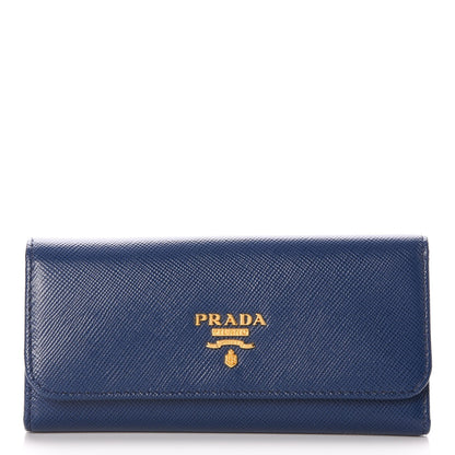 Prada Saffiano Metal 6 Key Holder Bleuette 1 of 8