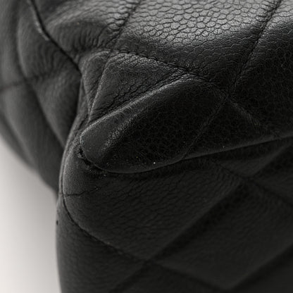 Chanel Caviar Quilted Shopping Tote Black 16 of 18