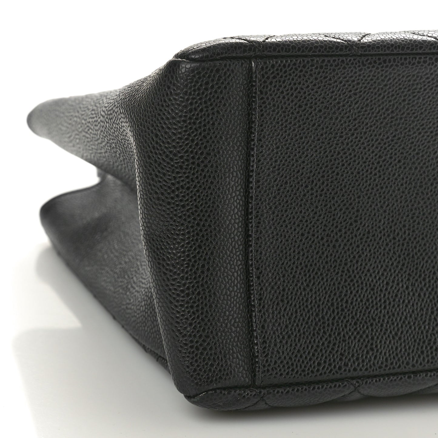 Caviar Quilted Grand Shopping Tote GST Black