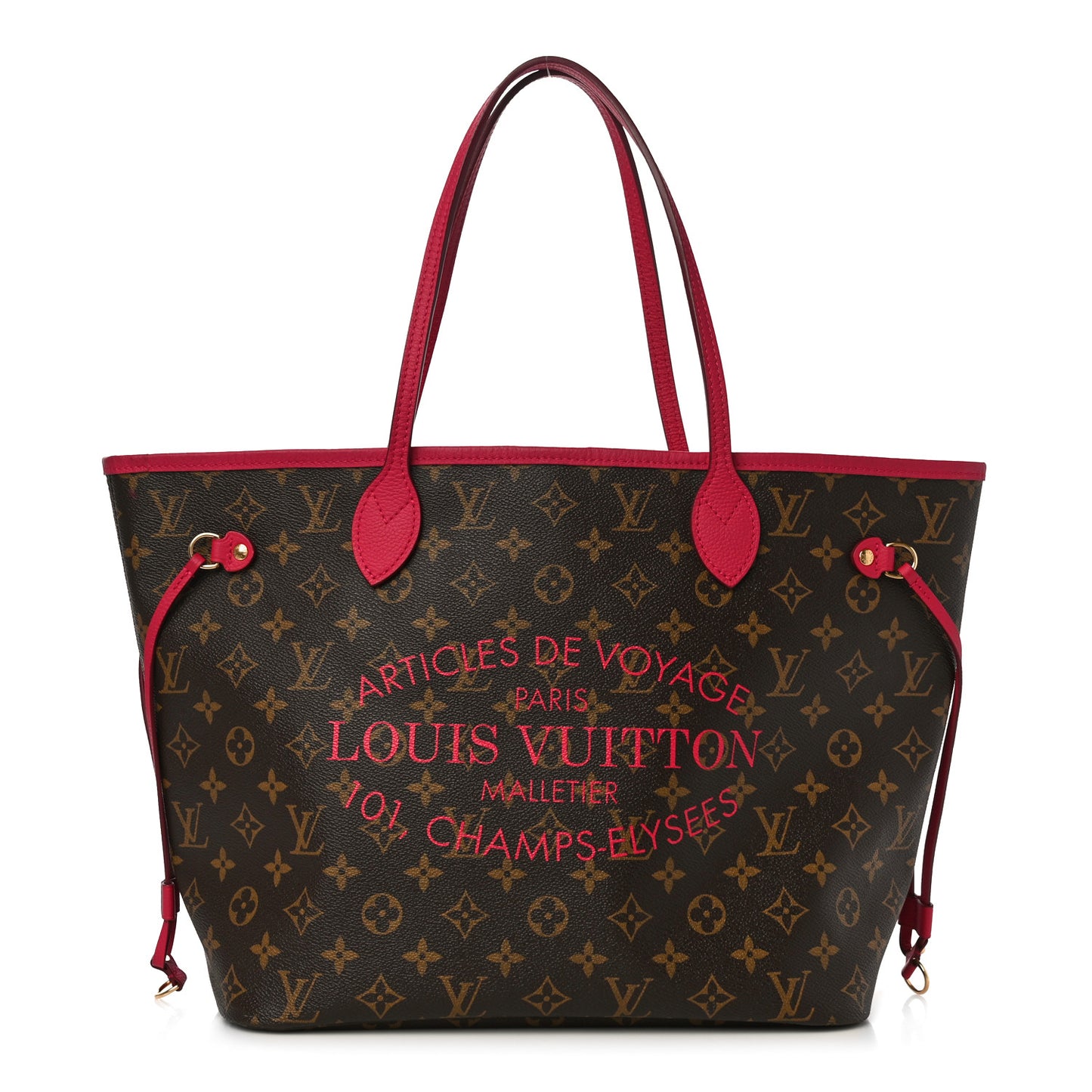 Monogram Articles de Voyage Ikat Neverfull MM Rose Indien