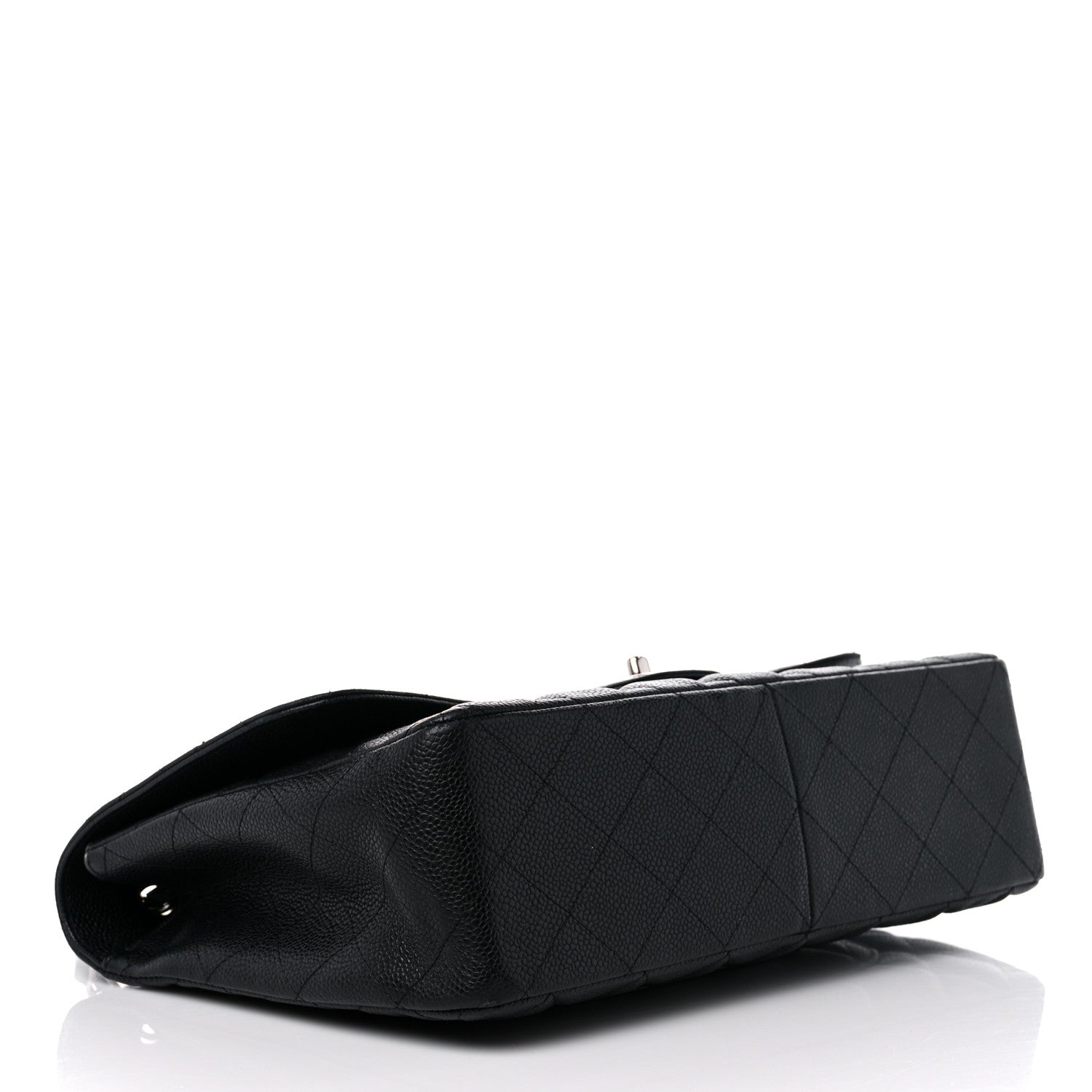 Chanel Caviar Quilted Jumbo Single Flap Black 4 of 19