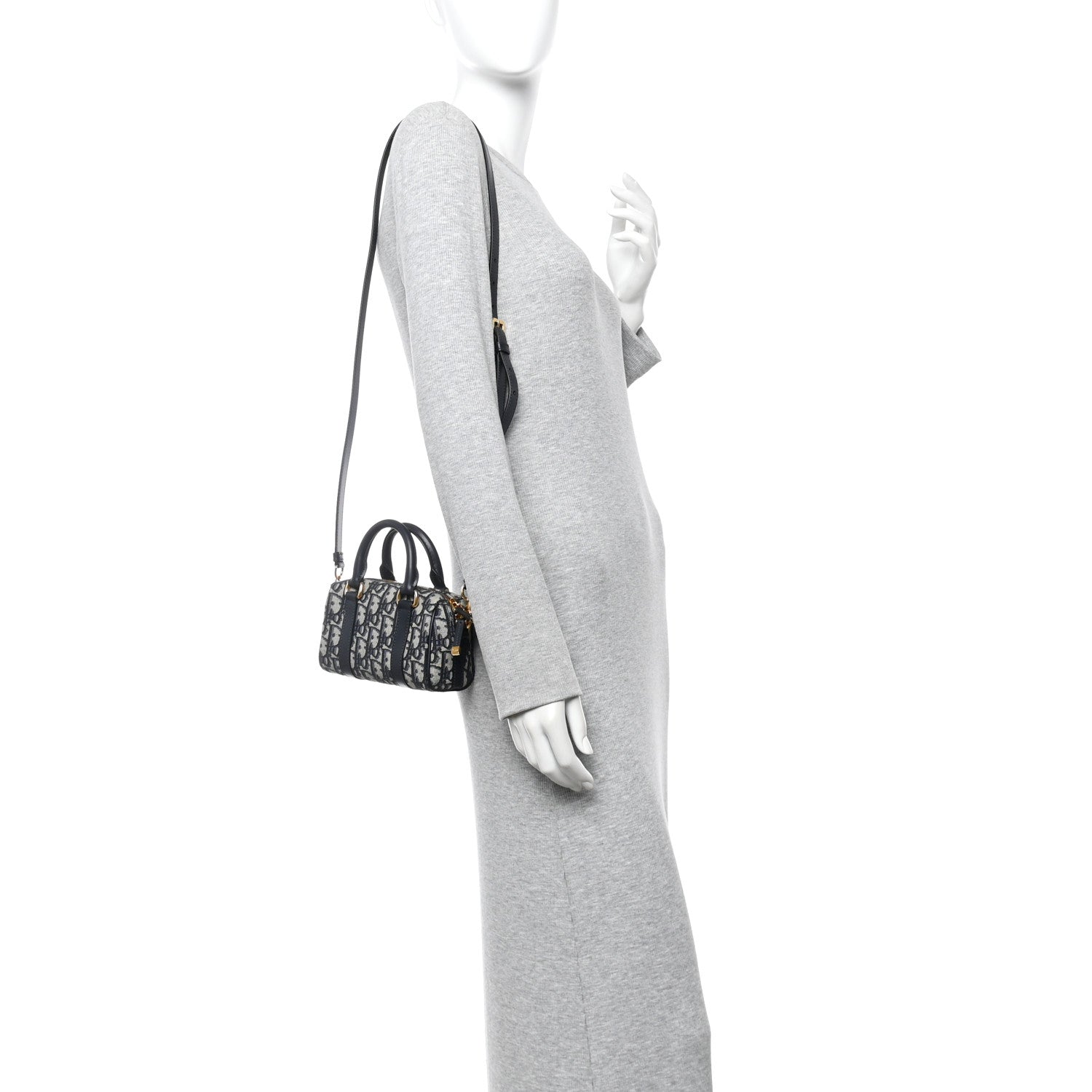 Christian Dior Oblique Nano Groove 17 Bag Blue 4 of 31