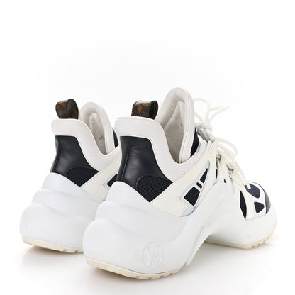 Louis Vuitton Calfskin Technical Nylon LV Archlight Sneakers 39 Marine 5 of 9