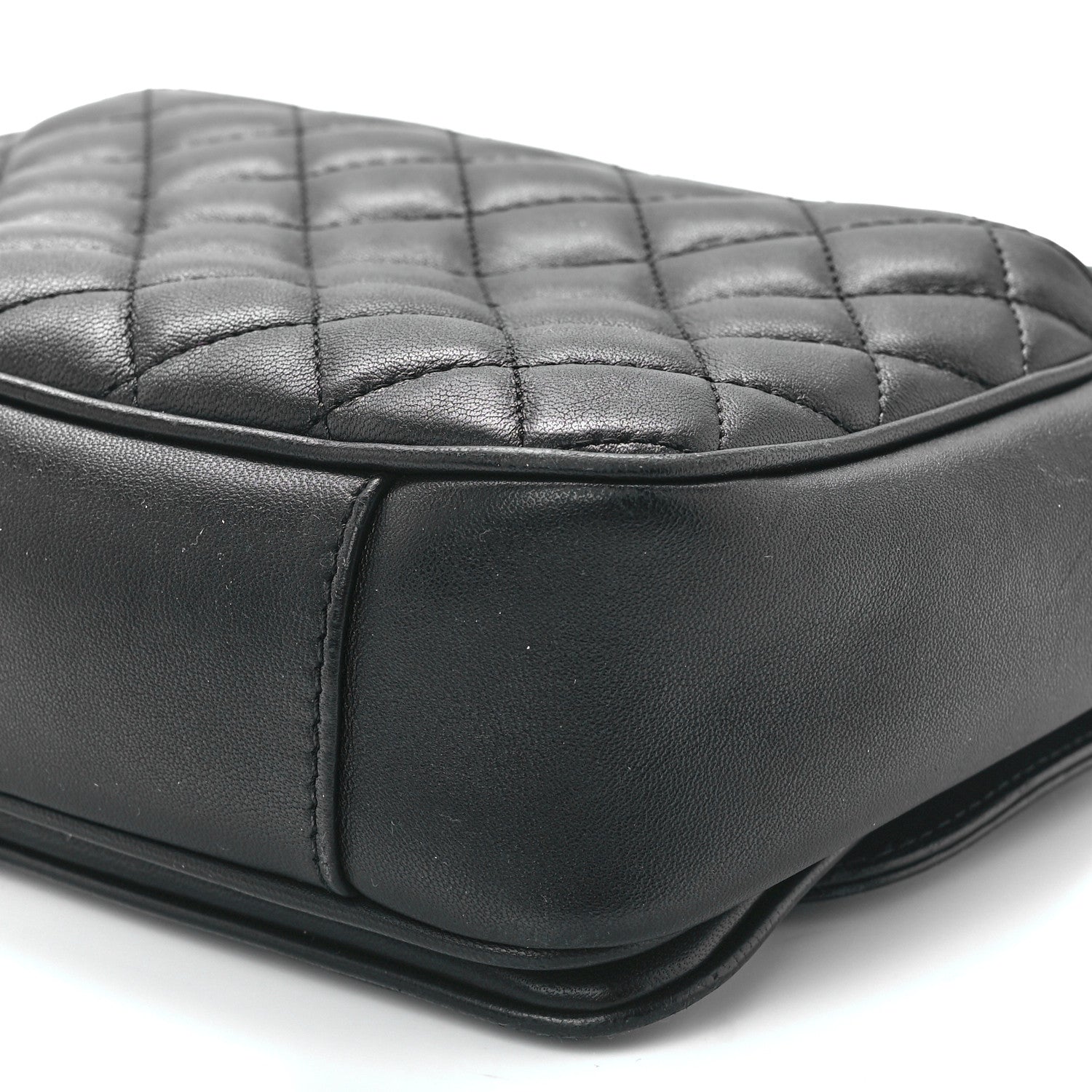 Chanel Lambskin Quilted Medium Lovely Day Flap Black 12 of 13